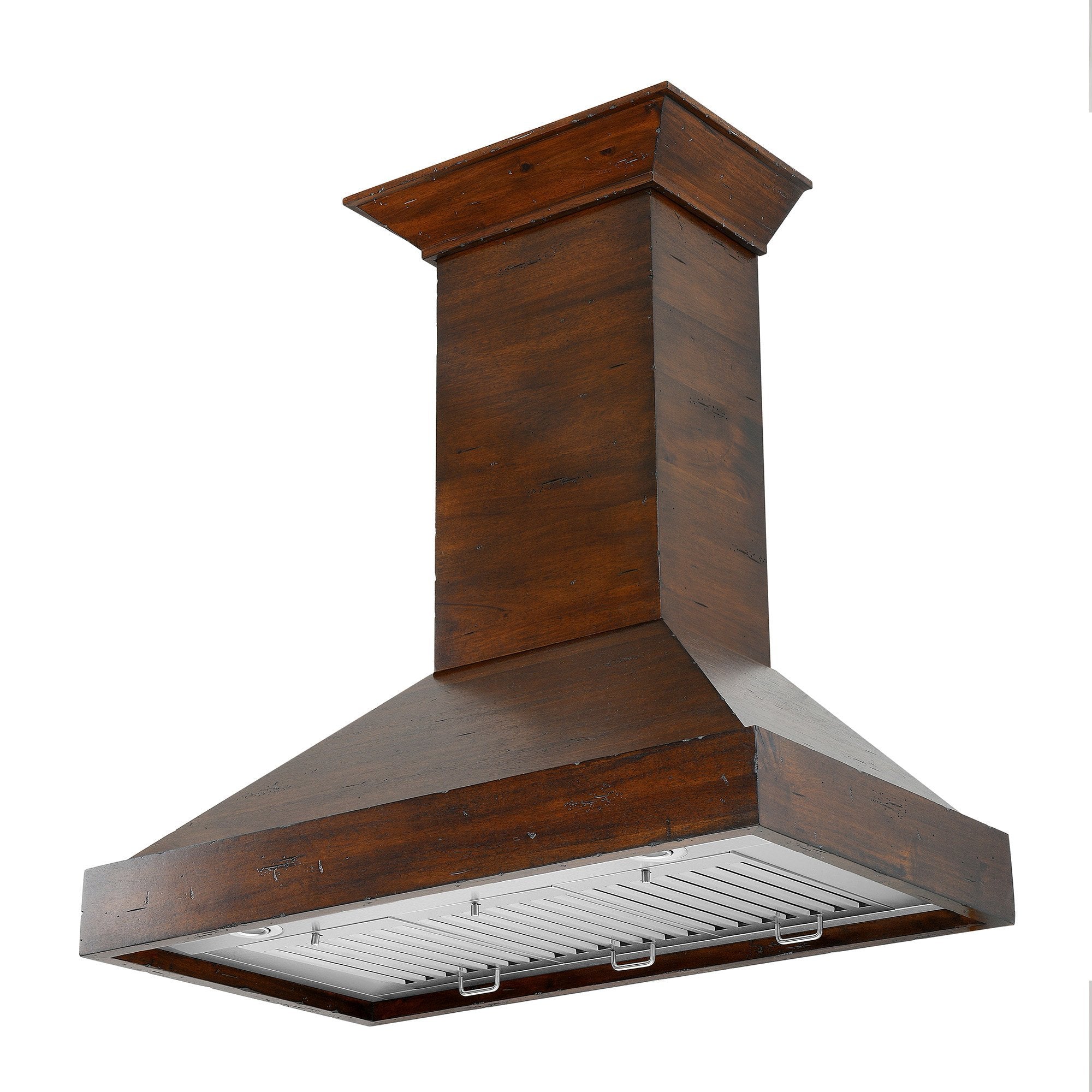 ZLINE 30" Ducted Wooden Wall Mount Range Hood in Walnut with Remote Motor (KBRR-RD)